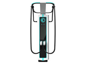 Estação de Recarga para veículos elétricos em pedestal