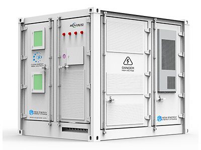 Sistema de armazenamento de energia em contâiners