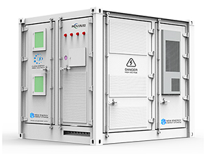 Sistema de armazenamento de energia em contâiners