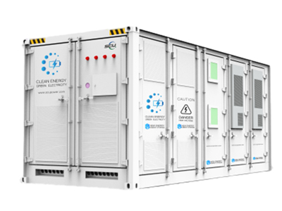 Sistema de armazenamento de energia em contâiners